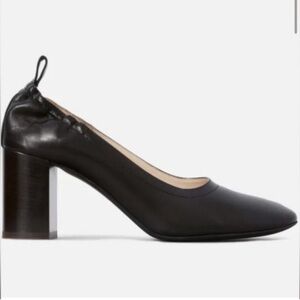 Everlane Black Block Heel Pumps